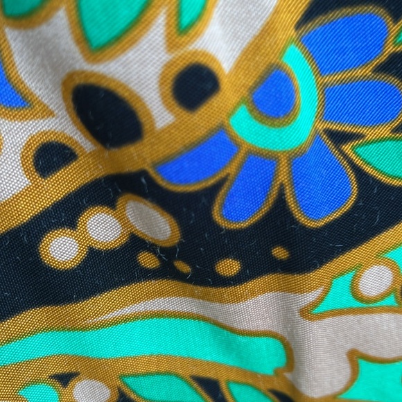 Tibi Floral/Paisley Silk Knit Sweetheart Neck  Mini Dress Size Small - Picture 6 of 16